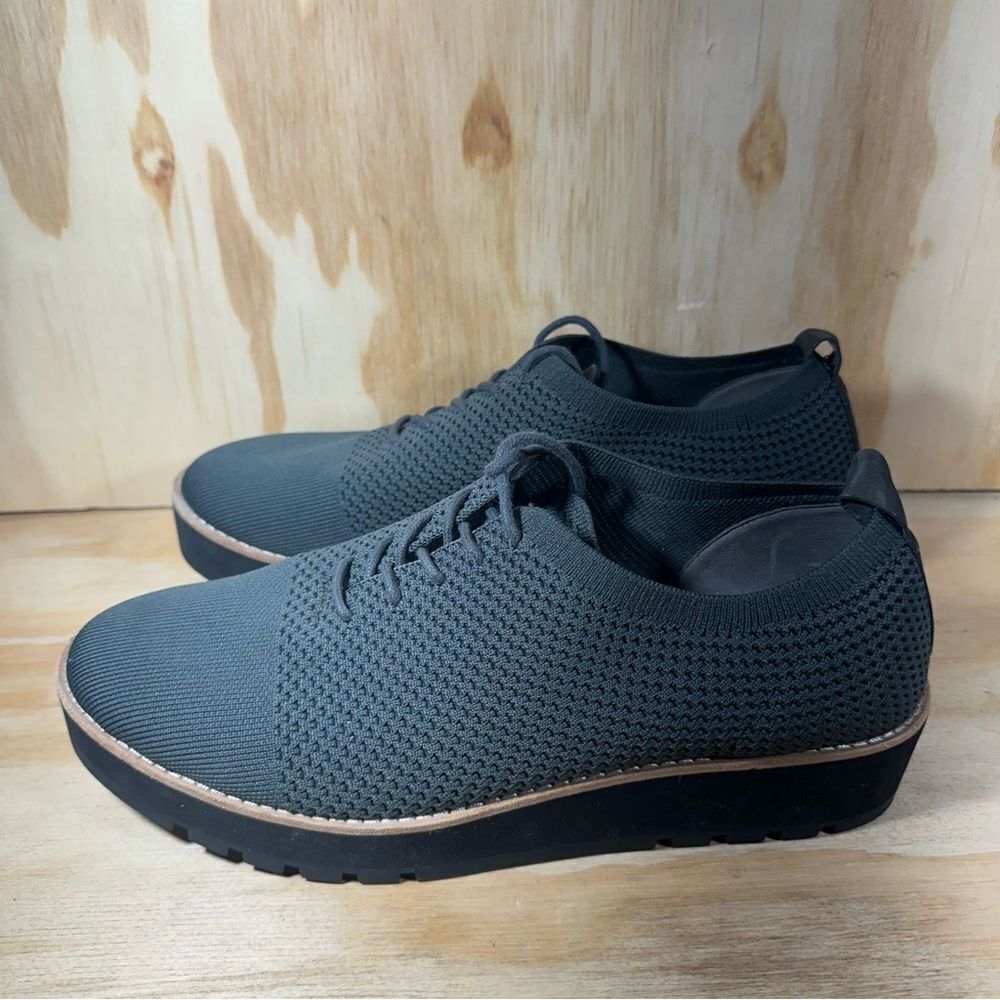 Eileen Fisher Eddy 2 Black Knit Sneakers Women’s Size 11
